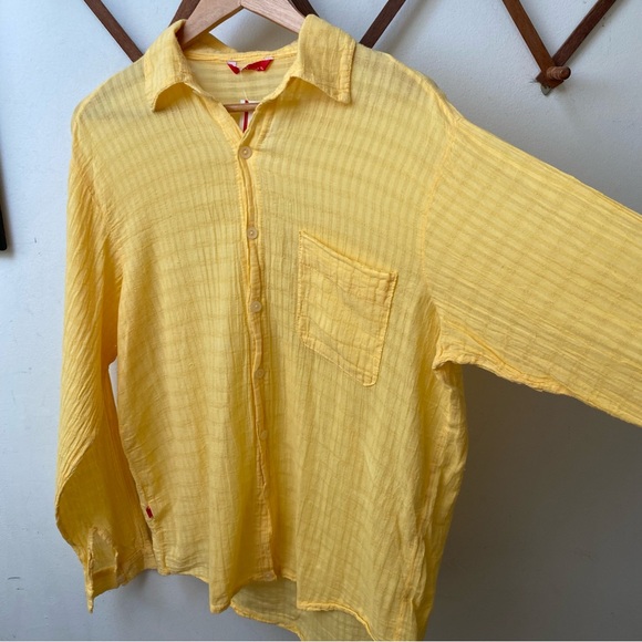 NWT Lightweight Gauze Cotton Casual Button Up Shirt - Picture 5 of 12